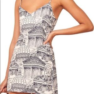 Reformation Seville Print Mini Dress